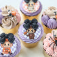 Halloween Labubu Cupcake Set
