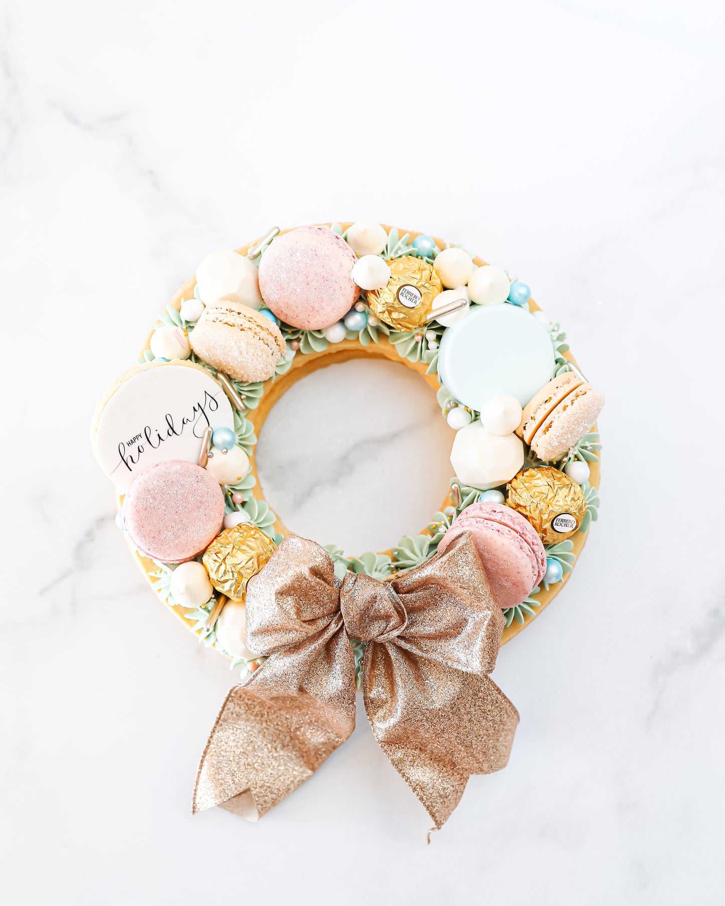 Festive Cookie Wreath