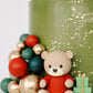 Holiday Bear and Balloon Christmas Cake