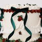 Vintage Holiday Mistletoe Lambeth Cake