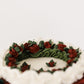 Vintage Holiday Mistletoe Lambeth Cake