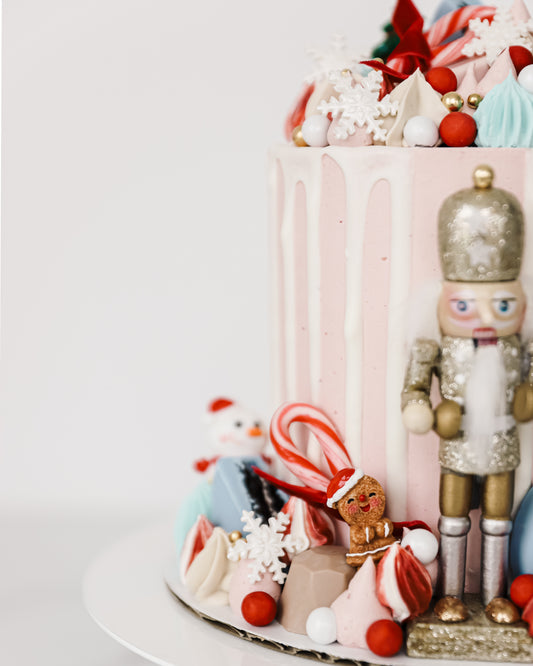 Holiday Santa and Friends Nutcracker Cake