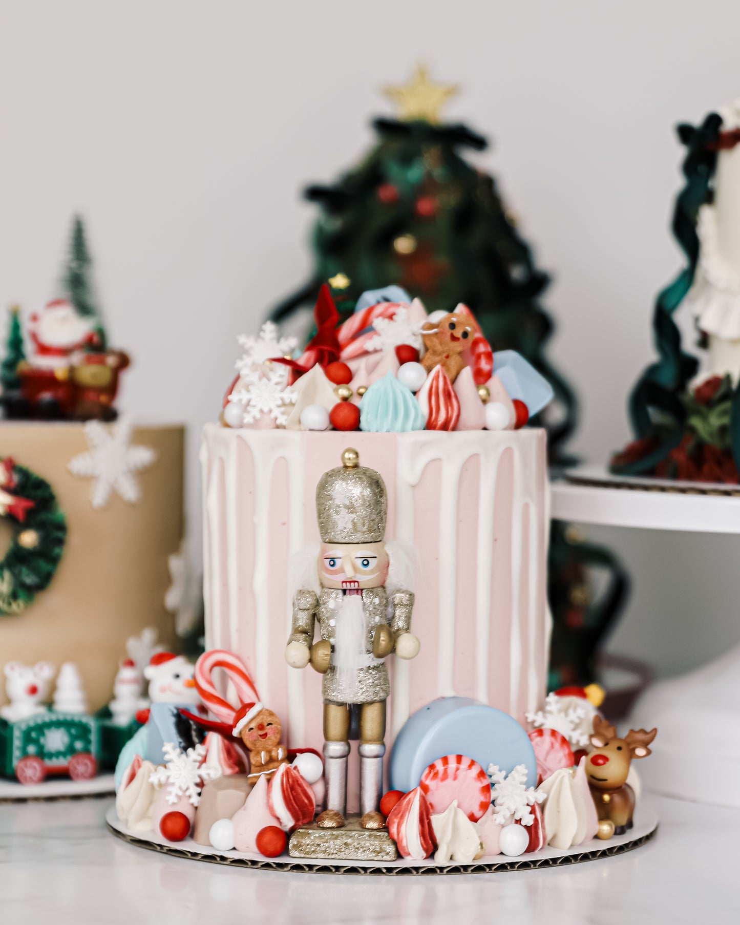 Holiday Santa and Friends Nutcracker Cake