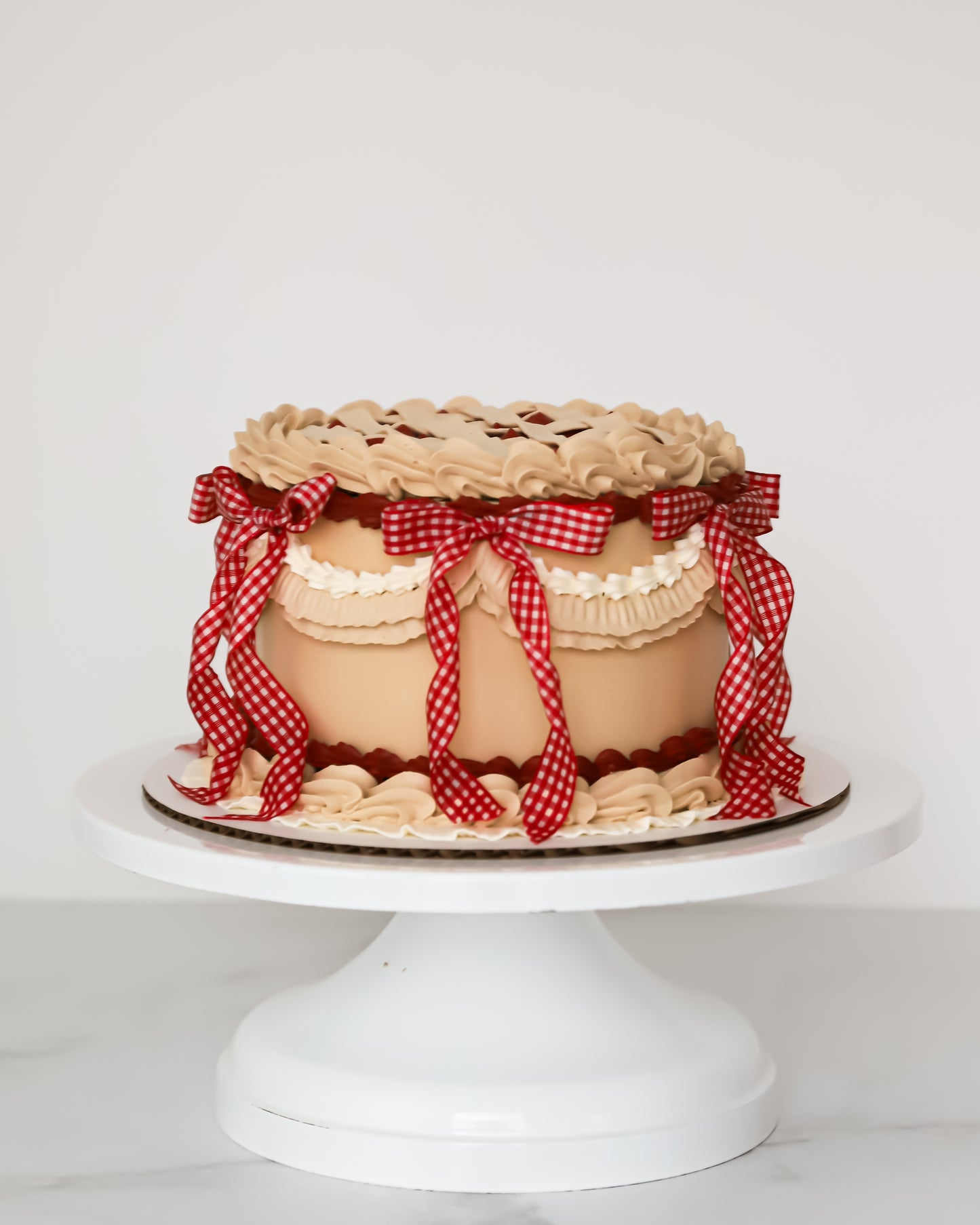 Sweet Cherry Pie Cake