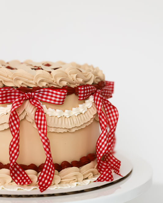 Sweet Cherry Pie Cake