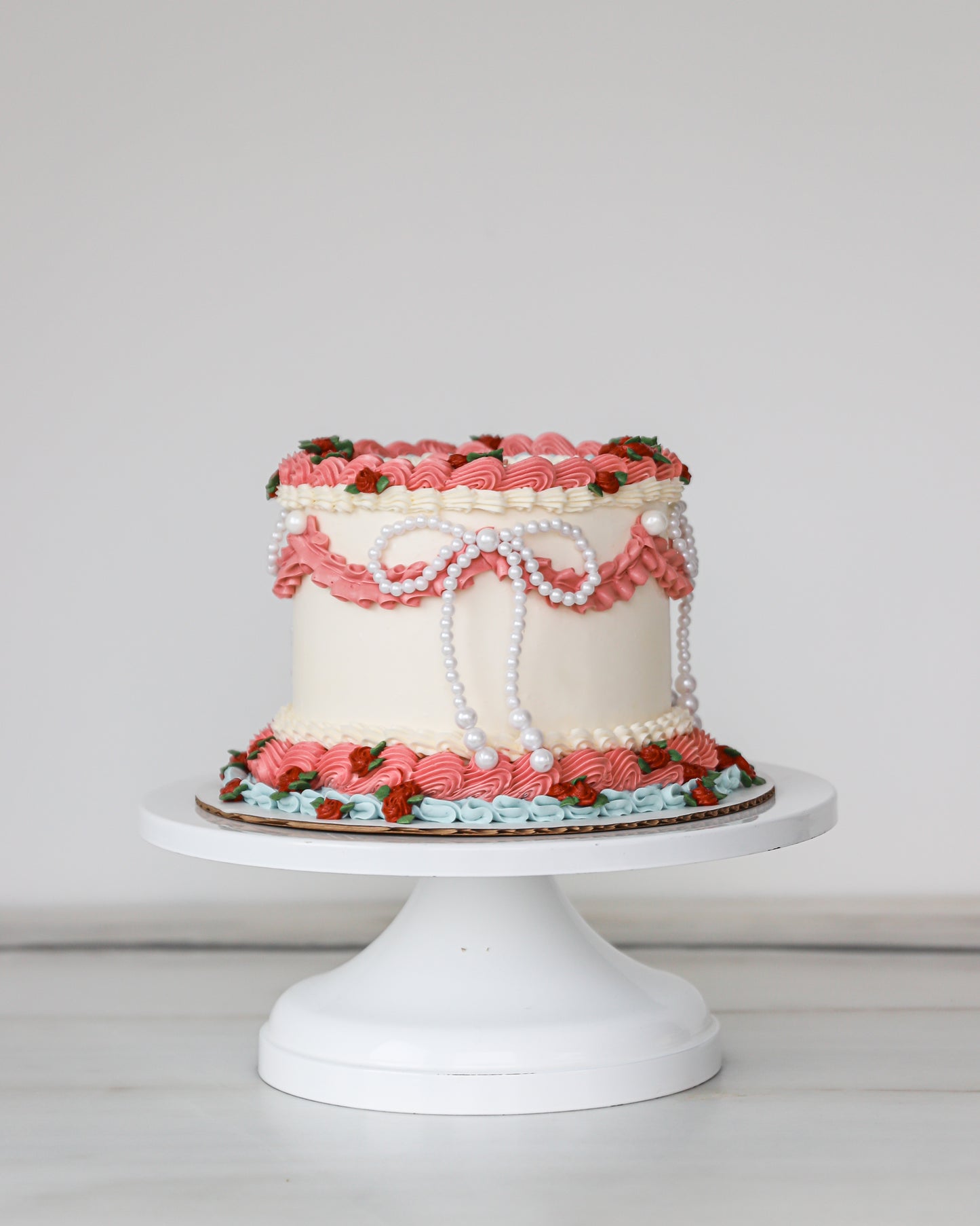 Valentine Pearl Charm Cake