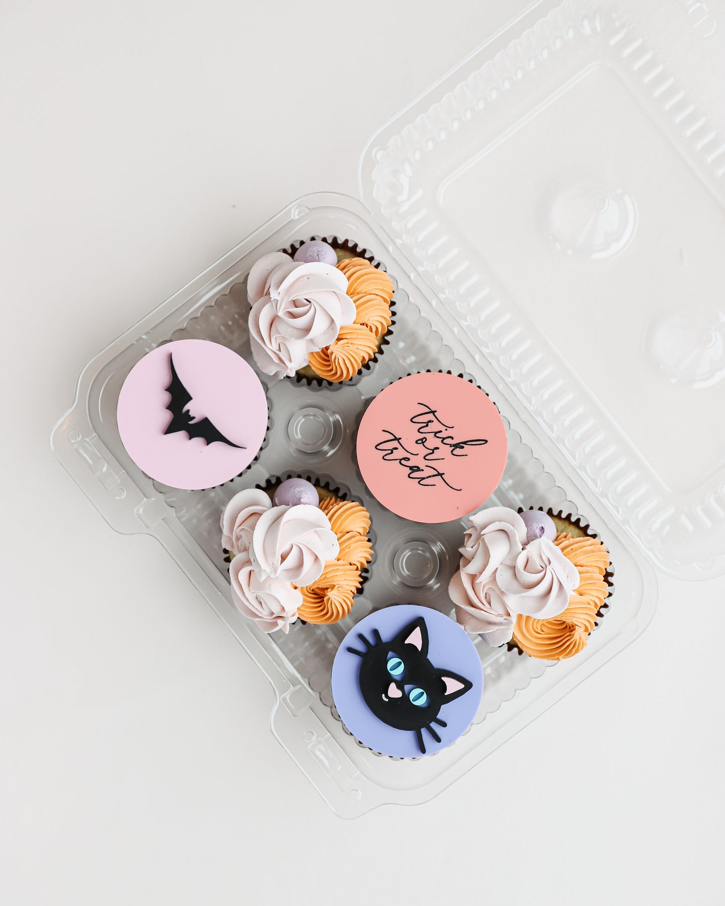 Halloween Cupcake Set with Toppers