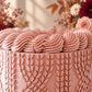 Cozy Cable Knit Thanksgiving Cake