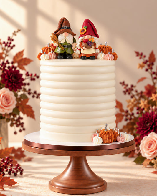 Harvest Gnome Thanksgiving Cake