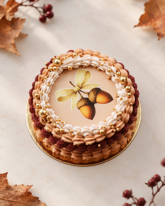 Thanksgiving Illustrated Mini Cakes